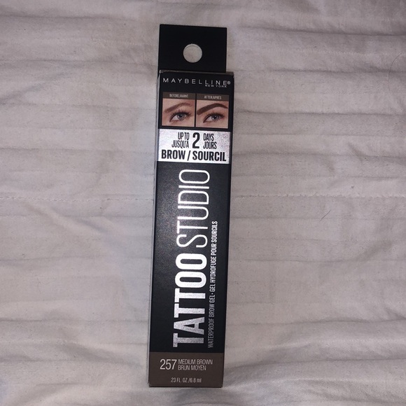 NEW Cosmetic bag bundle powder, highlighter, blending brush, brow gel sleep mask - Picture 3 of 16